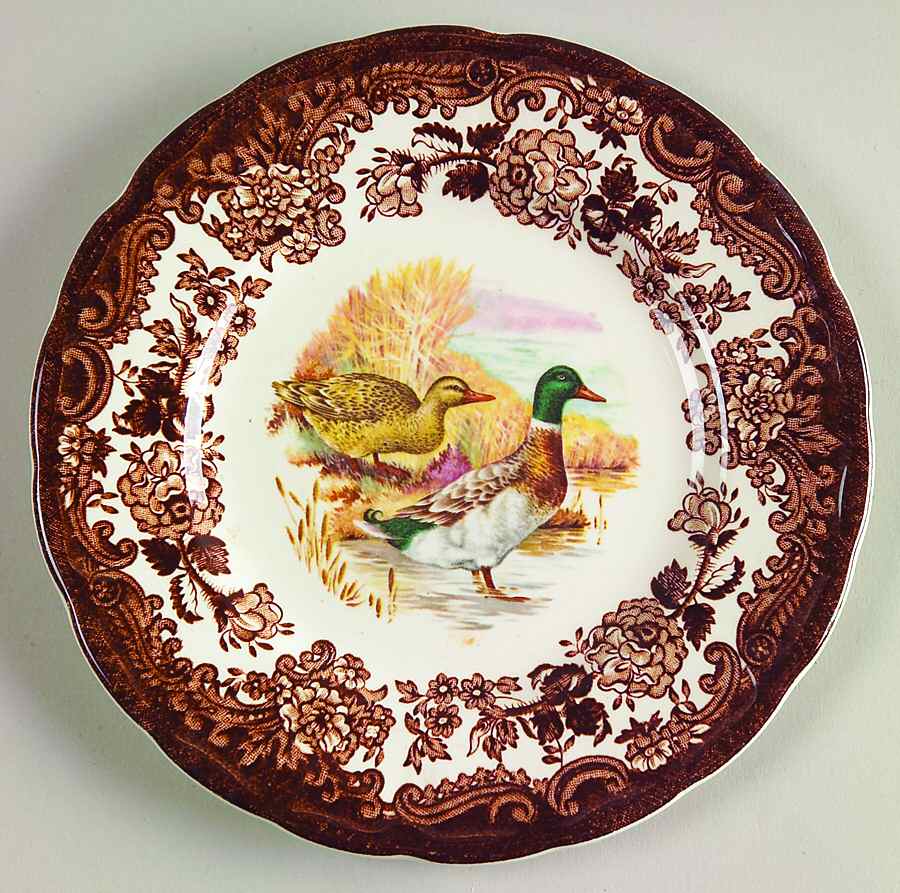 Game Series (Birds) Bread & Butter Plate by Palissy-1