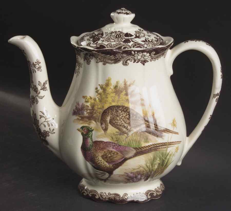 Game Series (Birds) Coffee Pot & Lid by Palissy-1