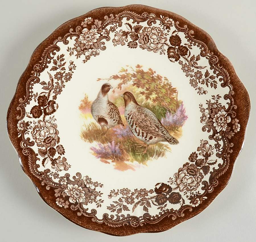 Game Series (Birds) Handled Cake Plate by Palissy-1