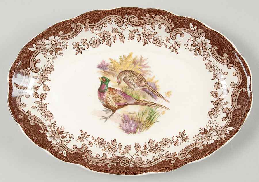 Game Series (Birds) Relish/Gravy Underplate by Palissy-1