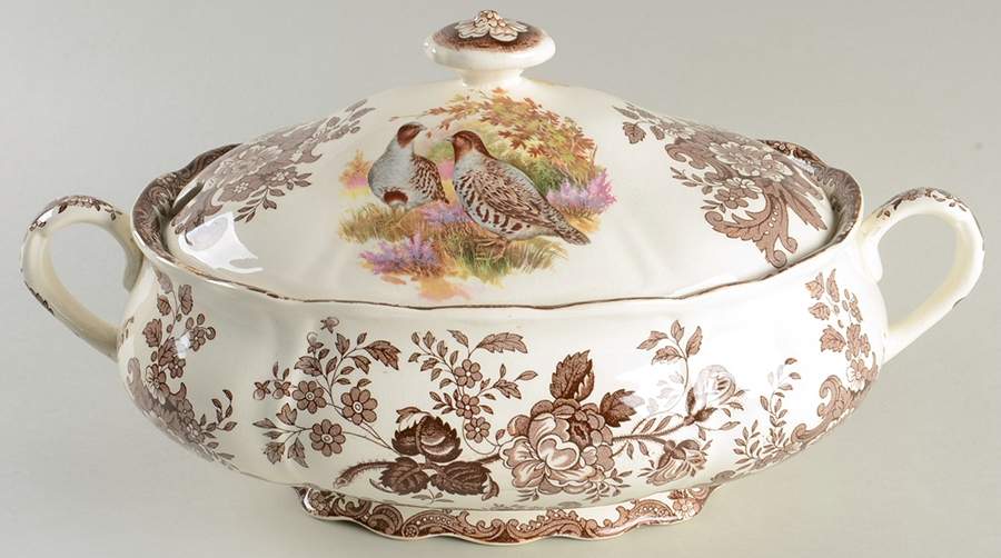 Game Series (Birds) Tureen &  Lid by Palissy-1