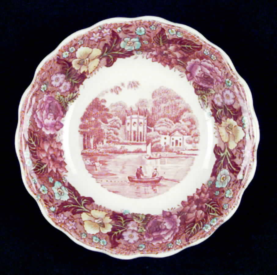 Thames River Scenes Brn Multicolor Fruit/Dessert (Sauce) Bowl by Palissy-1