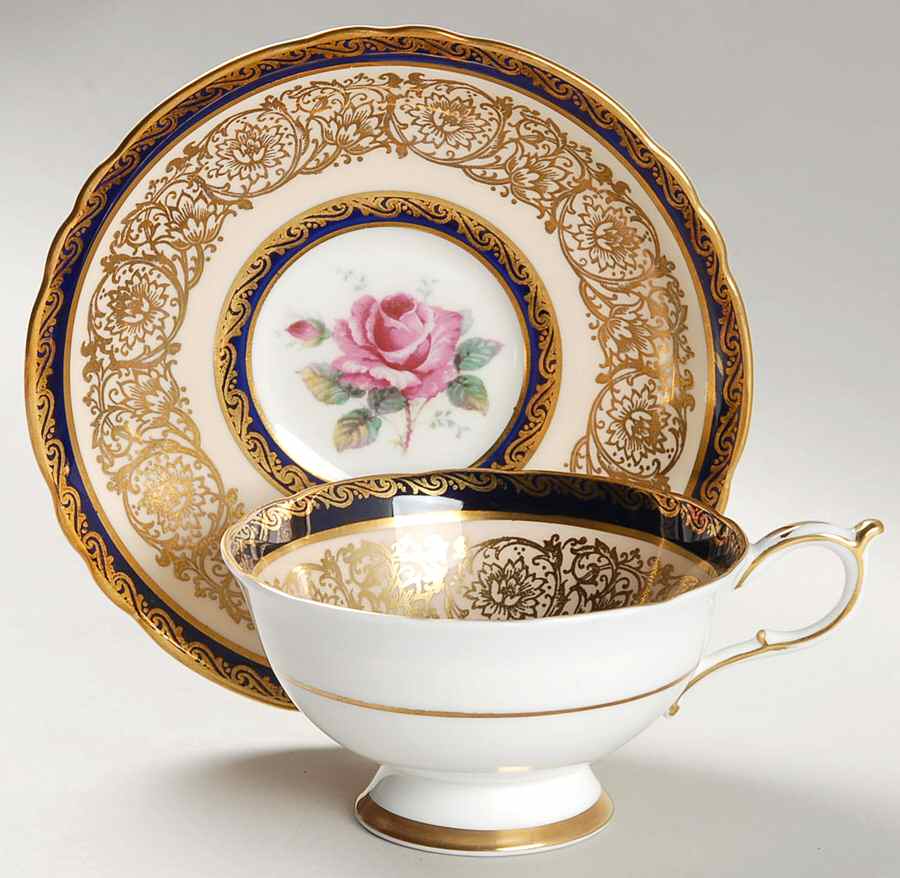 A515 Footed Cup & Saucer Set by Paragon-1