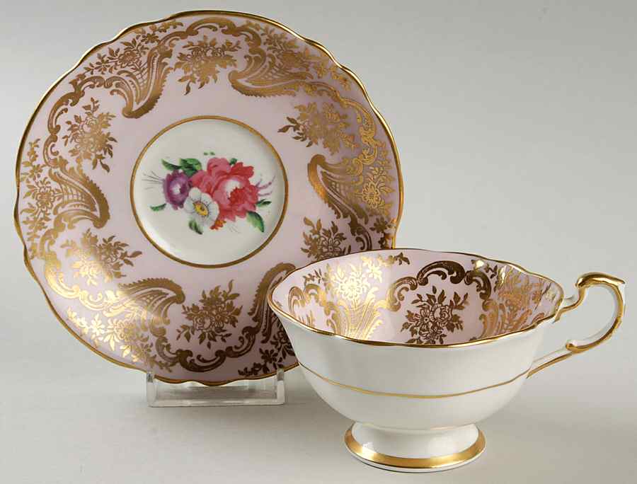 A565 Footed Cup & Saucer Set by Paragon-1