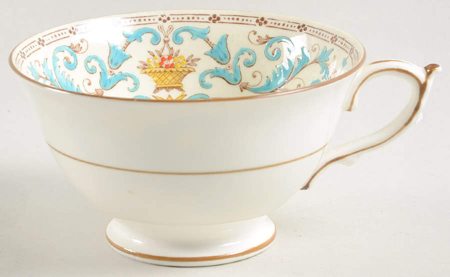 Adam (Aqua Scrolls) Footed Cup by Paragon-1