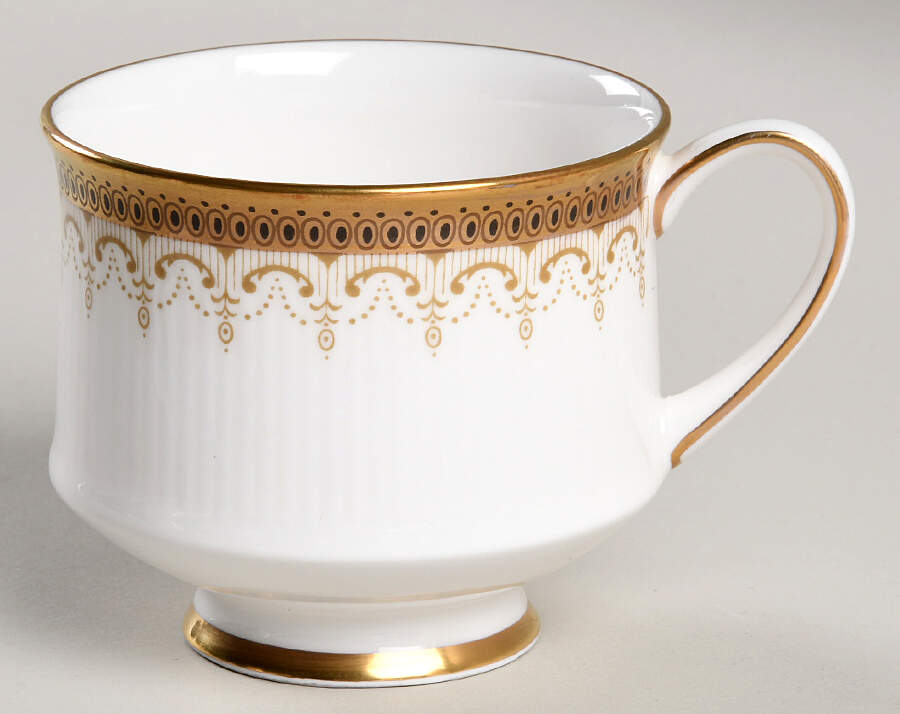 Athena (Gold Border with Black Dots) Footed Cup by Paragon-1