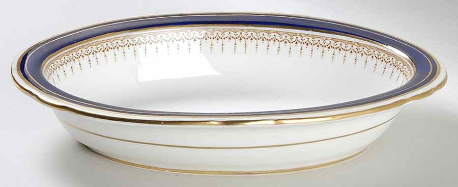 Athene Cobalt Blue 9" Oval Vegetable Bowl by Paragon-1