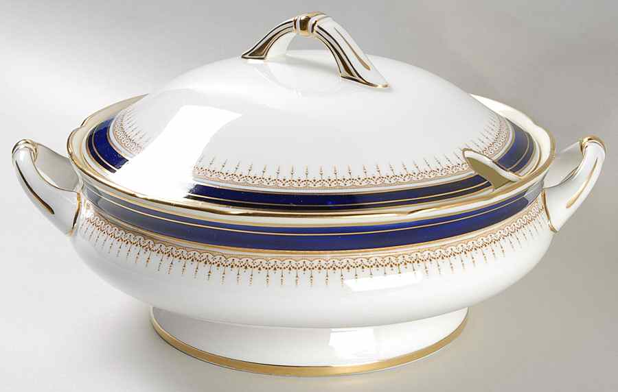Athene Cobalt Blue Tureen &  Lid by Paragon-1