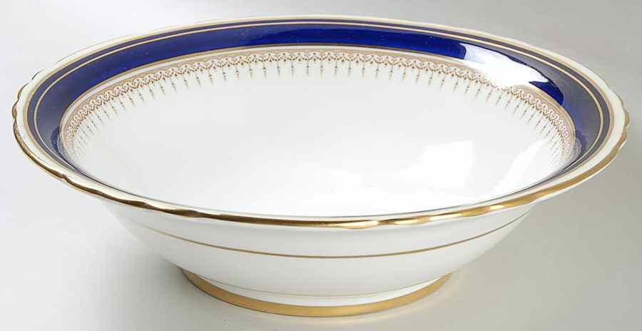 Athene Cobalt Blue 10" Round Vegetable Bowl by Paragon-1