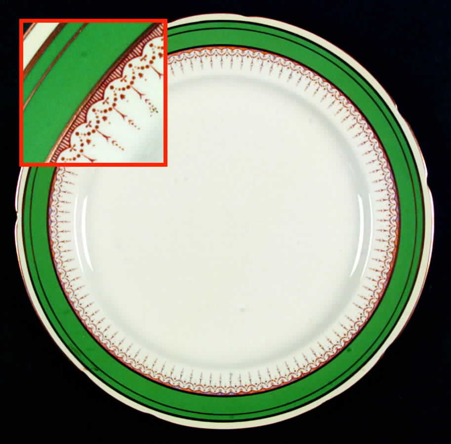 Athene Green Dinner Plate by Paragon-1
