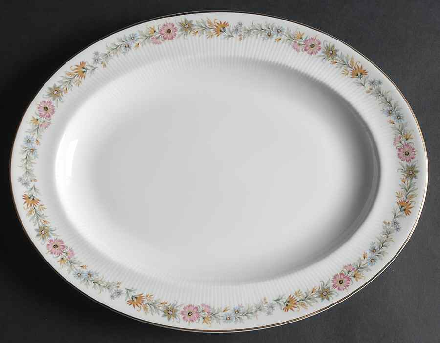 Belinda 14" Oval Serving Platter by Paragon-1