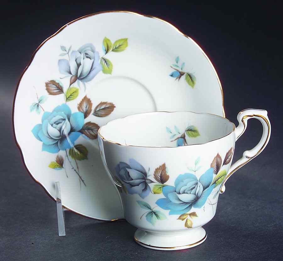 Blue Mist Footed Cup & Saucer Set by Paragon-1