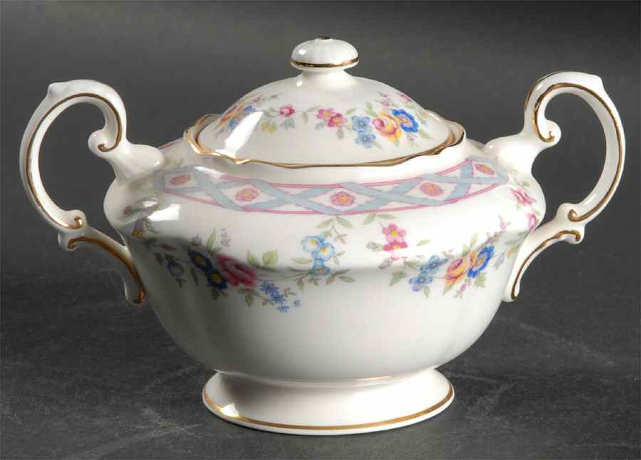Bow Sugar Bowl & Lid by Paragon-1