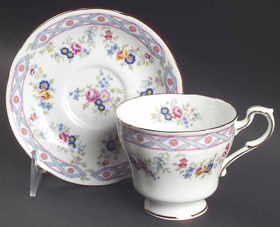 Bow Footed Cup & Saucer Set by Paragon-1