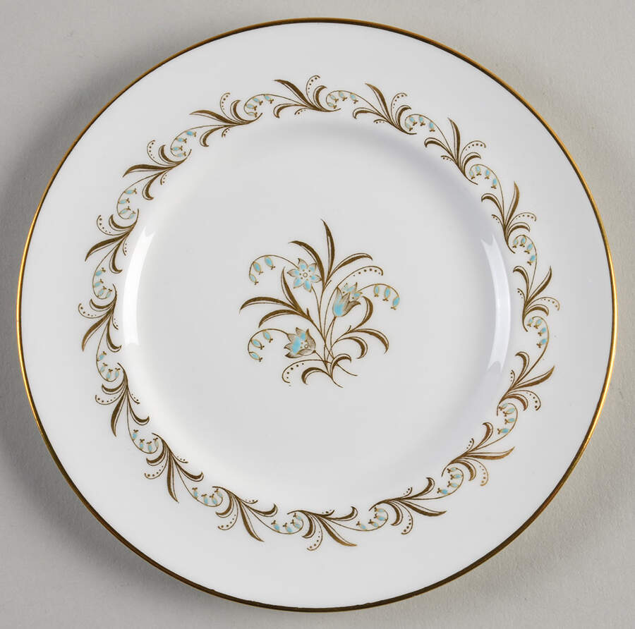 Brides Bouquet Bread & Butter Plate by Paragon-1
