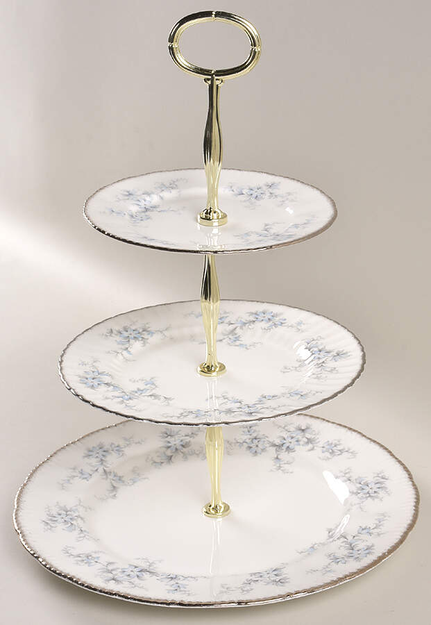 Brides Choice 13 7/8"-14 1/4" 3-Tiered Serving Tray(DP,SP,BB) HC by Paragon-1