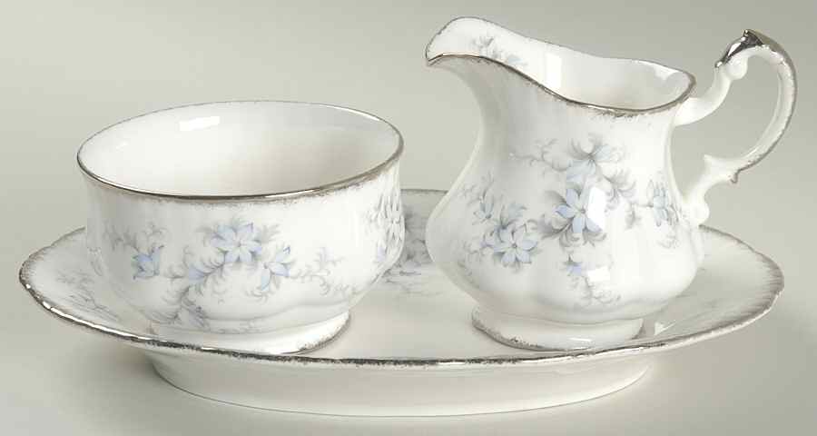 Brides Choice Mini Creamer & Open Sugar with Tray by Paragon-1