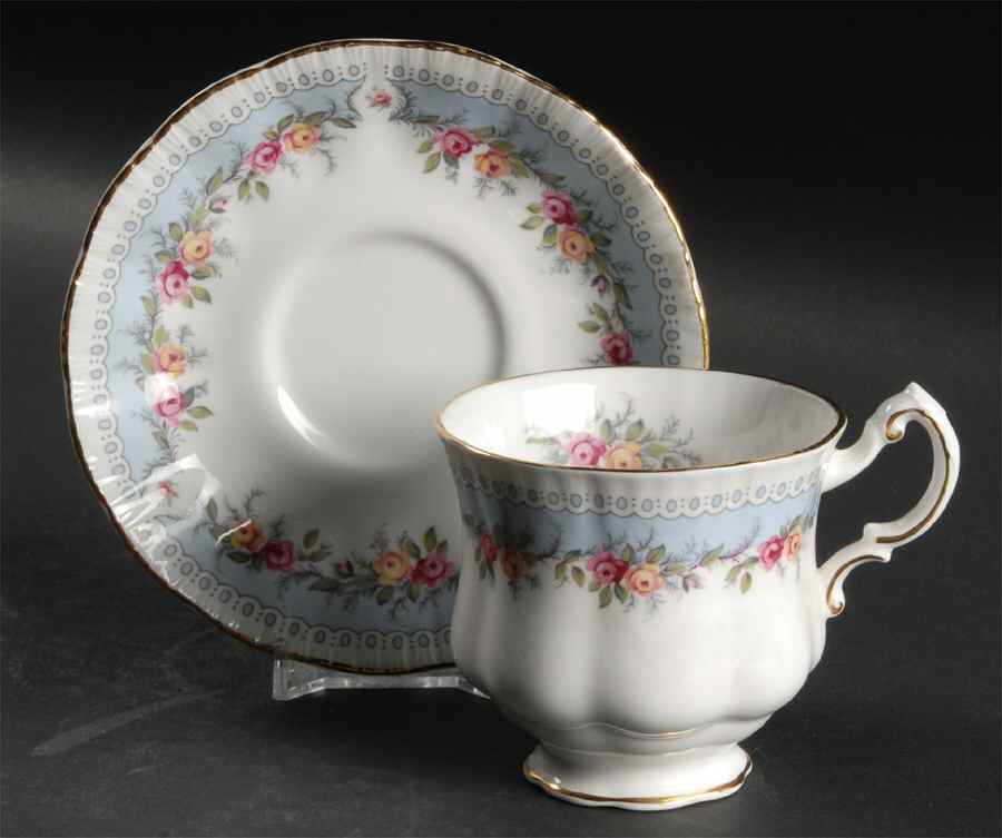 Bridesmaid Footed Cup & Saucer Set by Paragon-1