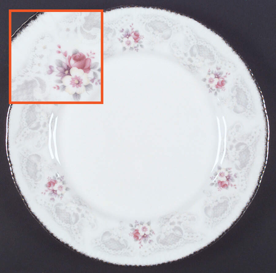 Bridal Lace Dinner Plate by Paragon-1