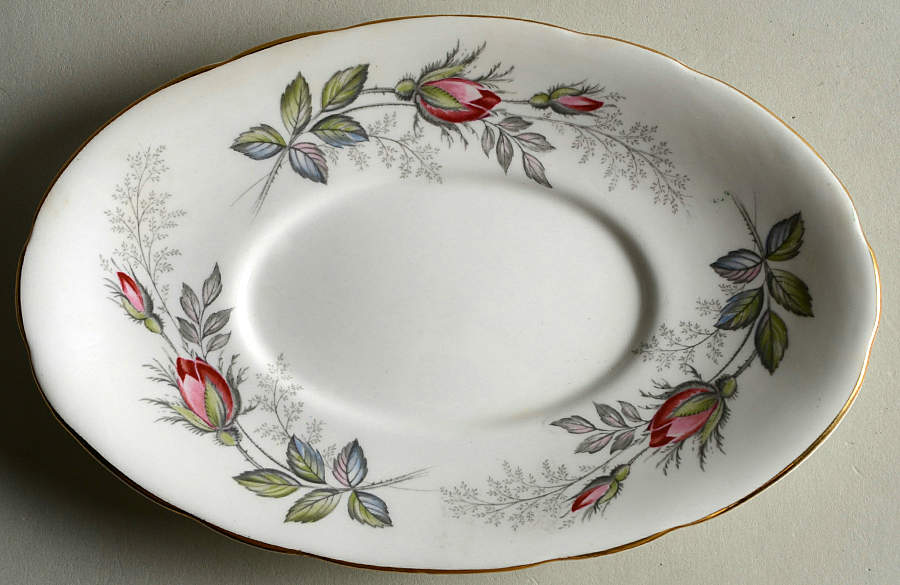 Bridal Rose Underplate for Gravy Boat by Paragon-1