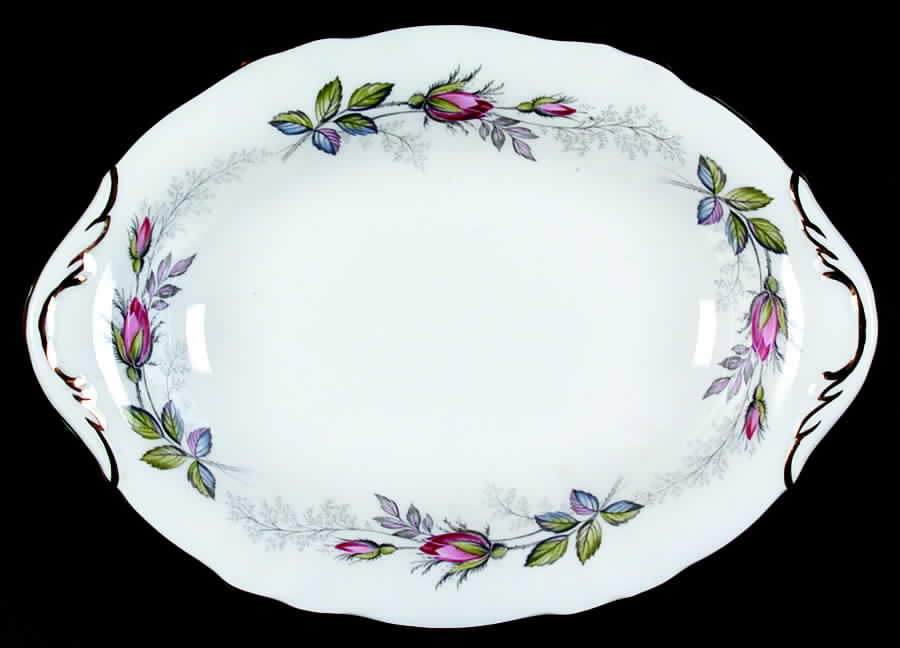 Bridal Rose Oval Supper Tray by Paragon-1