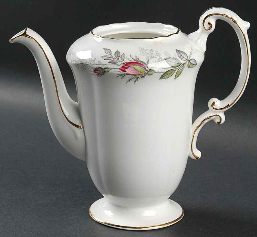 Bridal Rose Mini Coffee Pot No Lid by Paragon-1