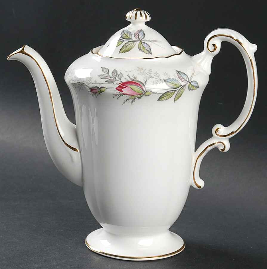 Bridal Rose Mini Coffee Pot & Lid by Paragon-1