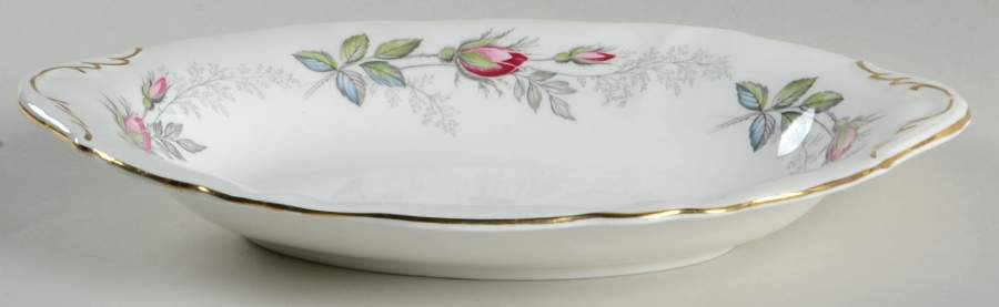 Bridal Rose 10" Oval Vegetable Bowl by Paragon-1