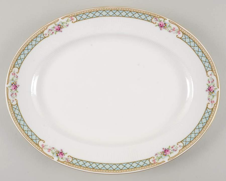 Burford 13" Oval Serving Platter by Paragon-1