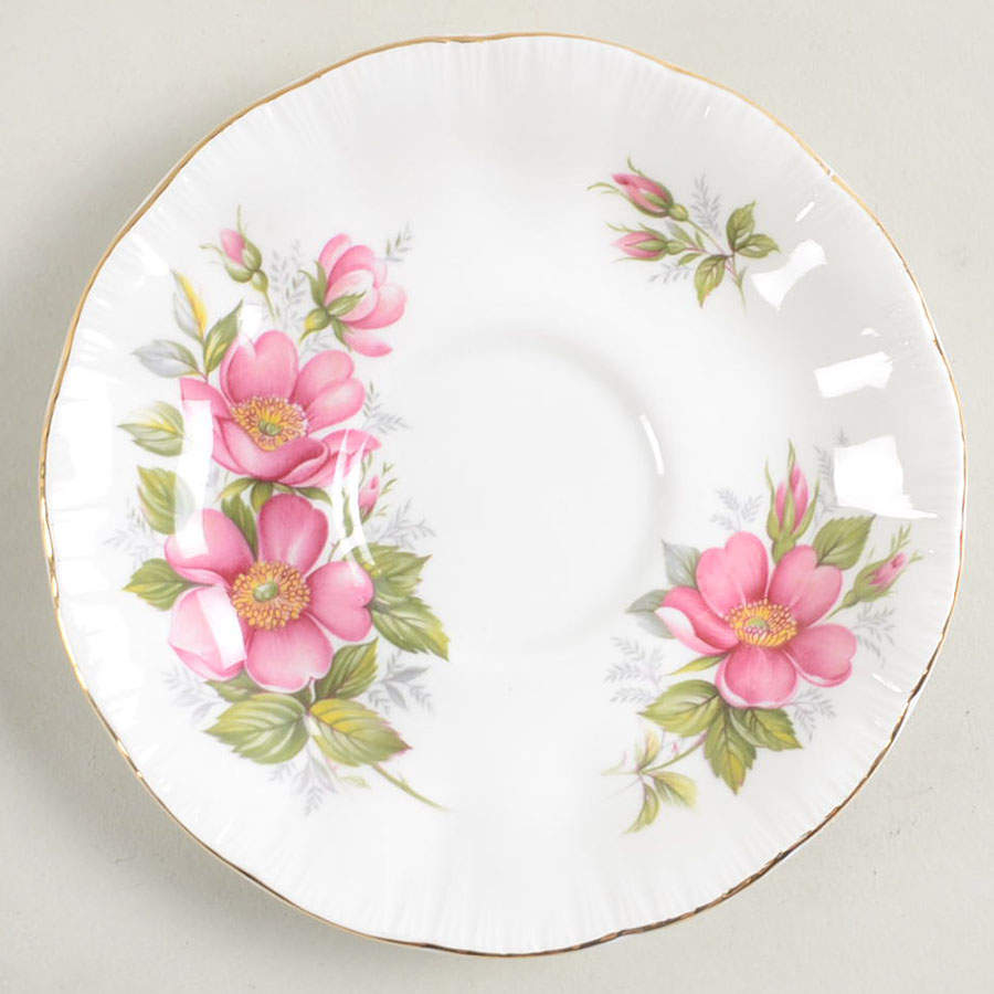 Canadian Provincial Flowers Saucer for Footed Cup by Paragon-1