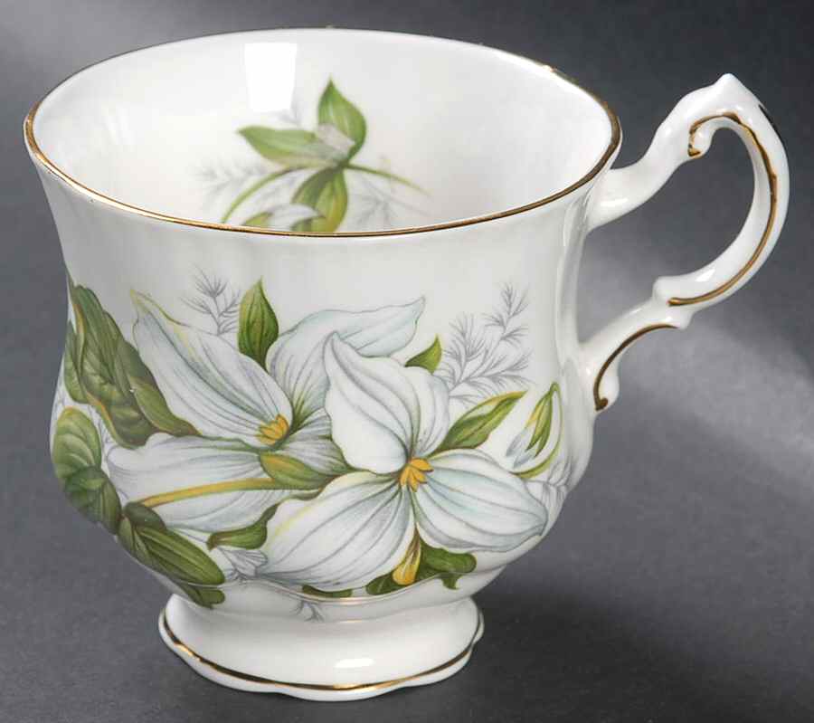 Canadian Provincial Flowers Footed Cup by Paragon-1