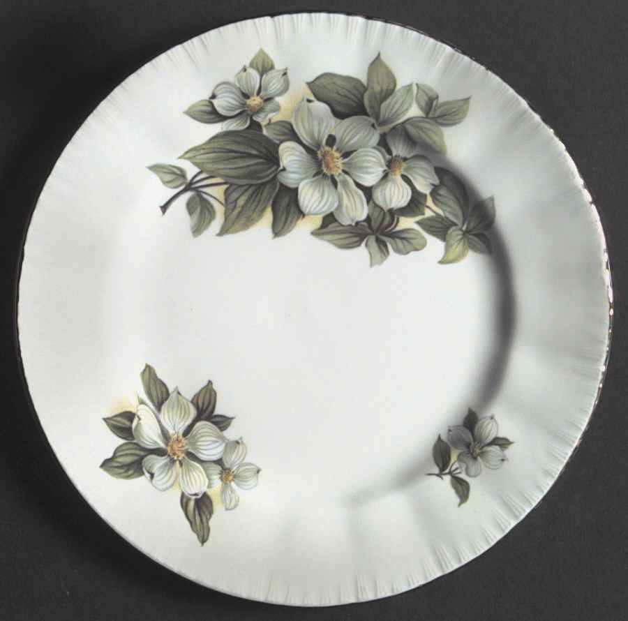 Canadian Provincial Flowers Bread & Butter Plate by Paragon-1