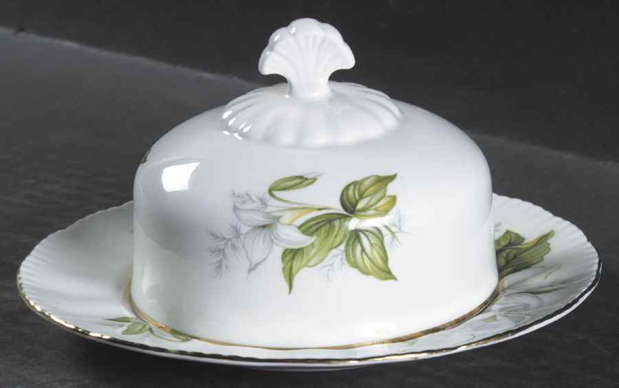 Canadian Provincial Flowers Round Covered Butter by Paragon-1