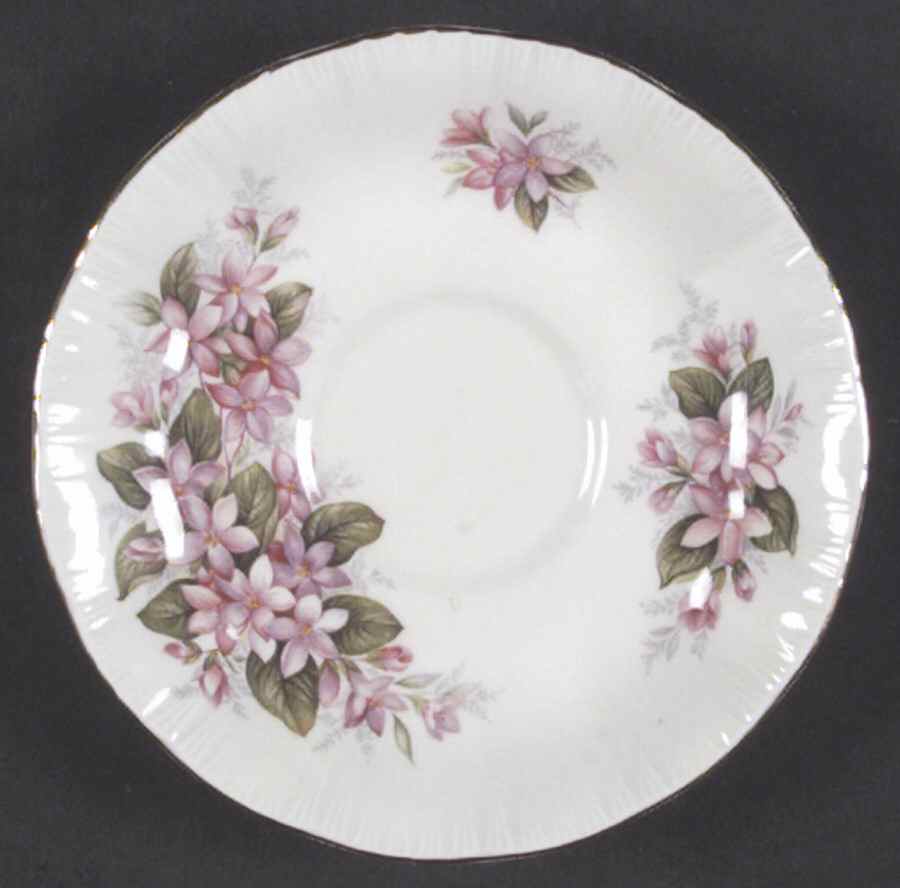 Canadian Provincial Flowers Saucer for Footed Cup by Paragon-1