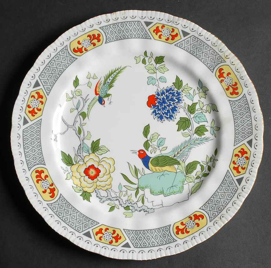 China Bird Dinner Plate by Paragon-1