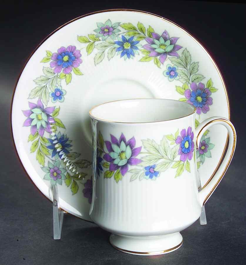 Cherwell Footed Cup & Saucer Set by Paragon-1