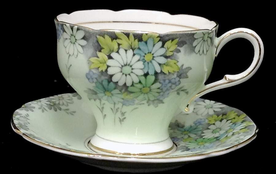 Cineraria (959861-1) Footed Cup & Saucer Set by Paragon-1