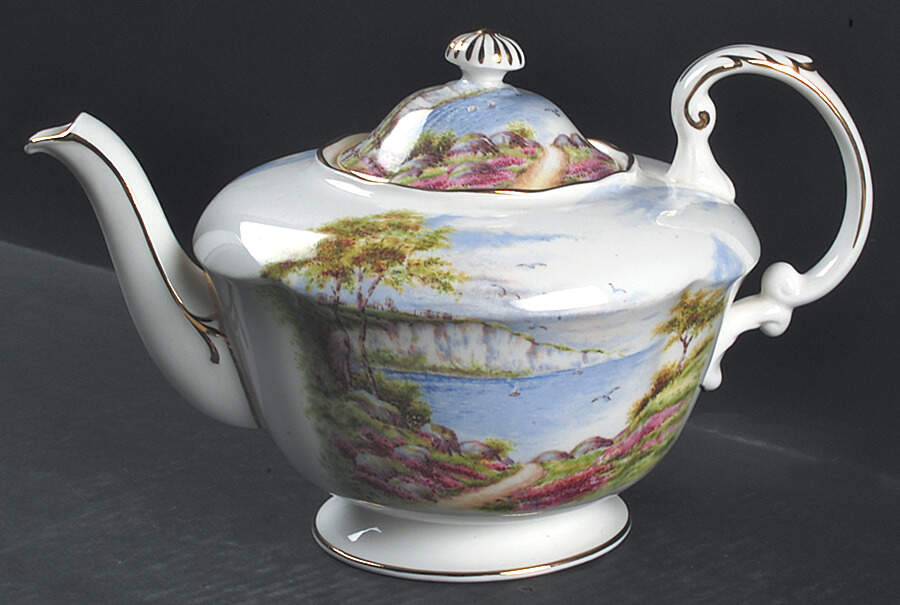 Cliffs of Dover Teapot & Lid by Paragon-1