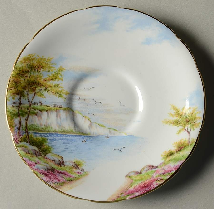 Cliffs of Dover Saucer for Cream Soup Bowl by Paragon-1