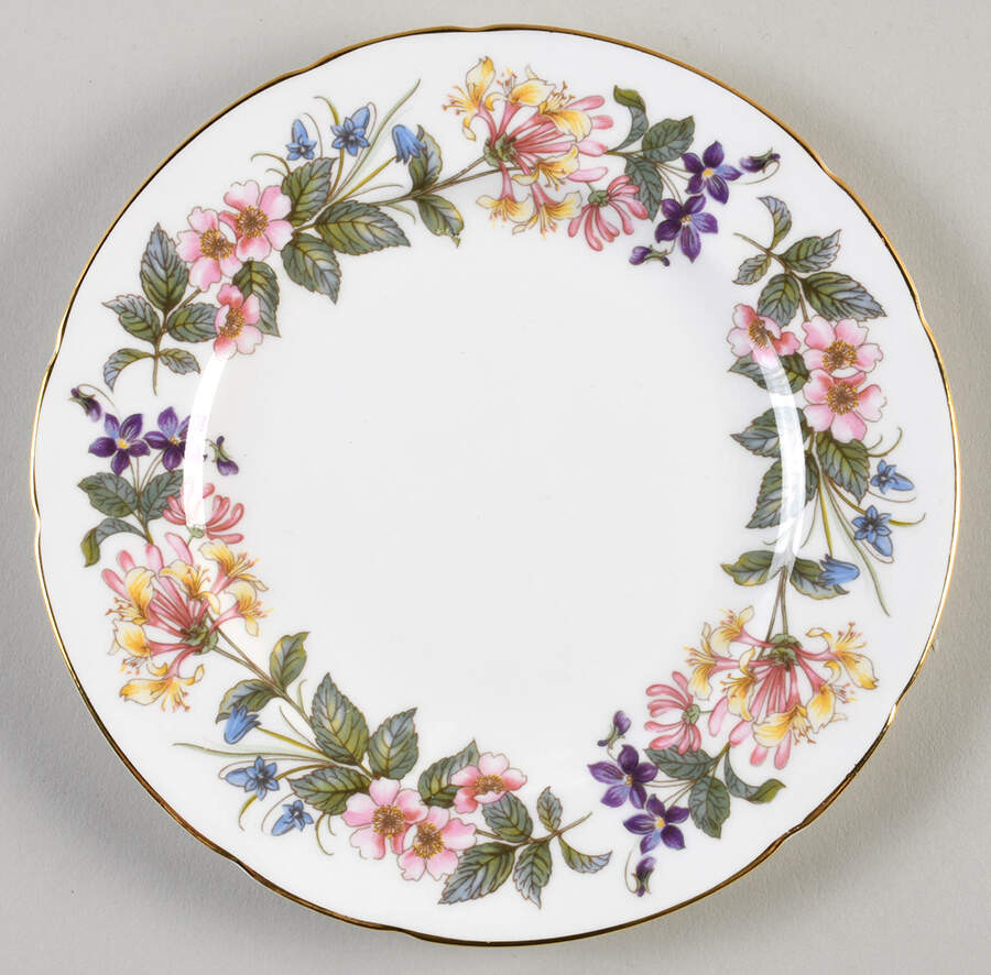 Country Lane (Scalloped Flat Rim) Dessert/Pie Plate by Paragon-1