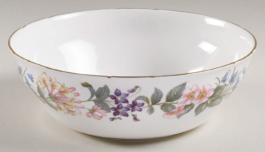Country Lane (Scalloped Flat Rim) 8" Round Vegetable Bowl by Paragon-1