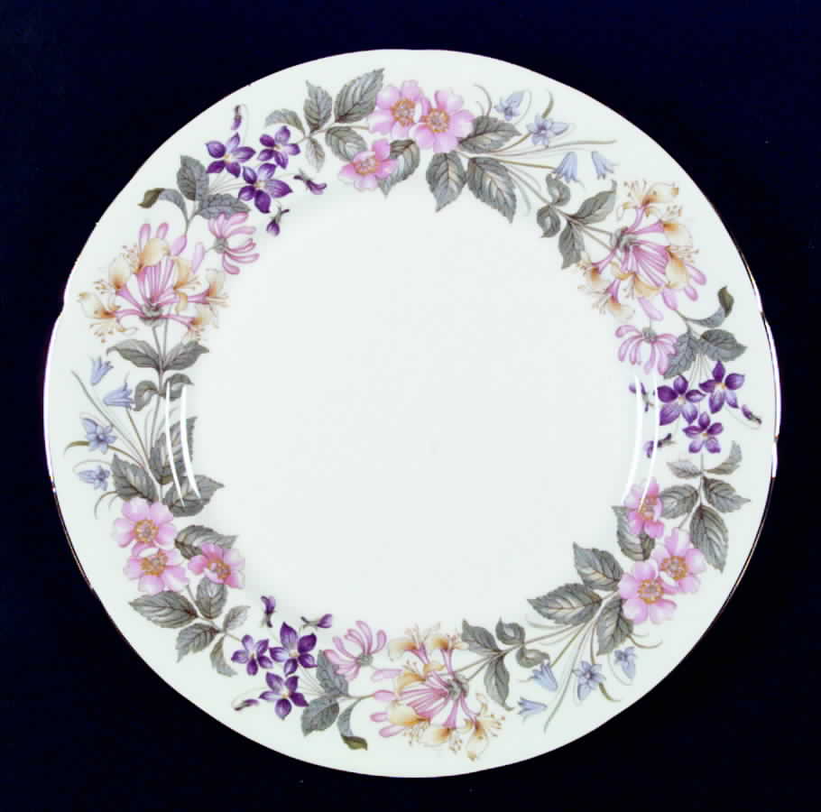 Country Lane (Scalloped Flat Rim) Dinner Plate by Paragon-1