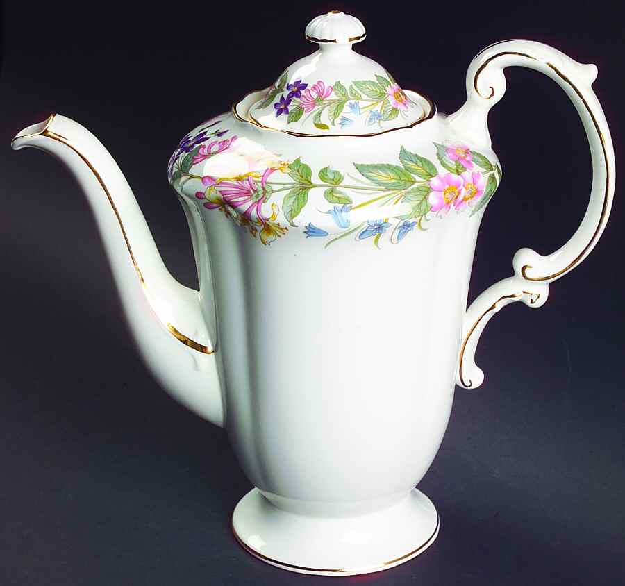 Country Lane (Scalloped Flat Rim) Coffee Pot & Lid by Paragon-1