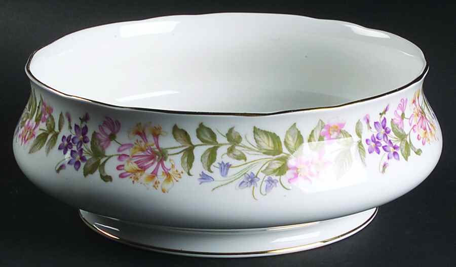 Country Lane (Scalloped Flat Rim) 8" Round Vegetable Bowl by Paragon-1
