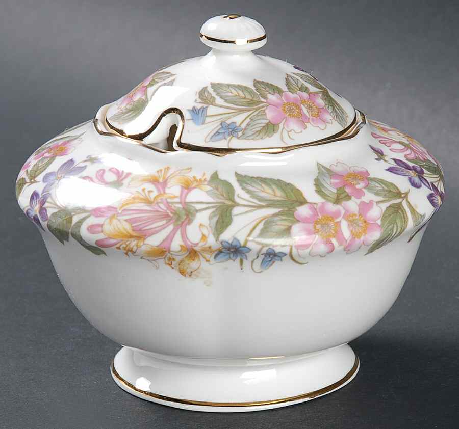 Country Lane (Scalloped Flat Rim) Jam/Jelly & Lid by Paragon-1