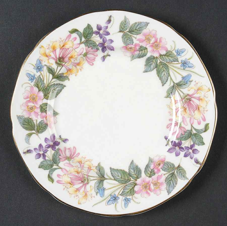 Country Lane (Scalloped Flat Rim) Bread & Butter Plate by Paragon-1
