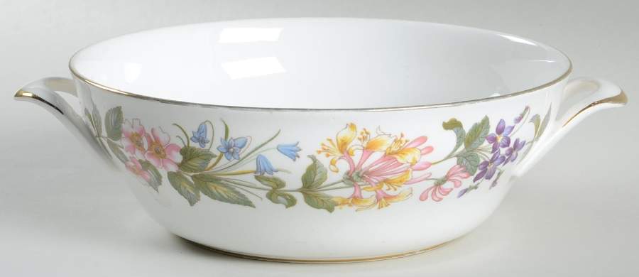 Country Lane (Scalloped Flat Rim) Round Vegetable No Lid by Paragon-1