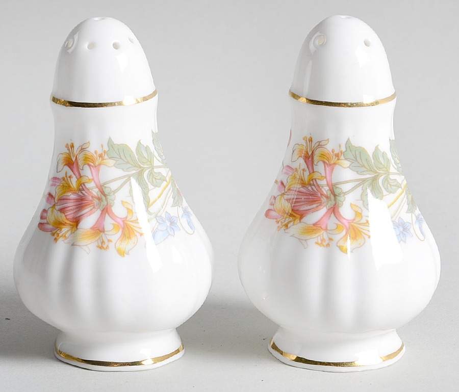 Country Lane (Scalloped Flat Rim) Salt & Pepper Set by Paragon-1