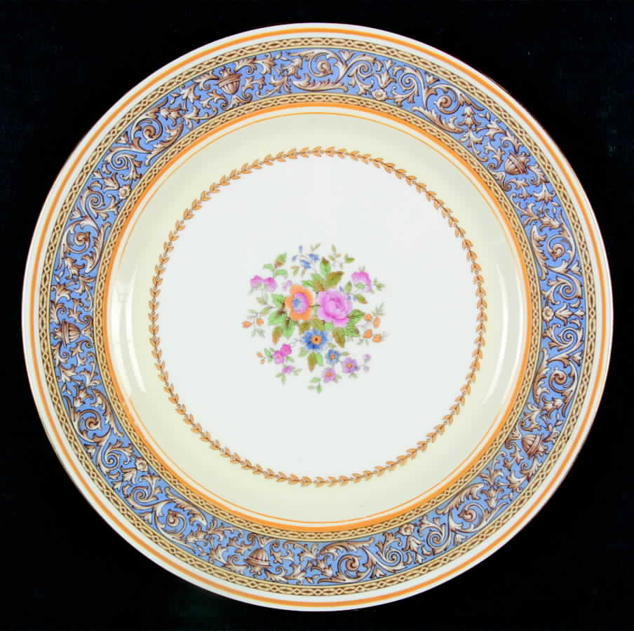 Corinthian Blue Dinner Plate by Paragon-1