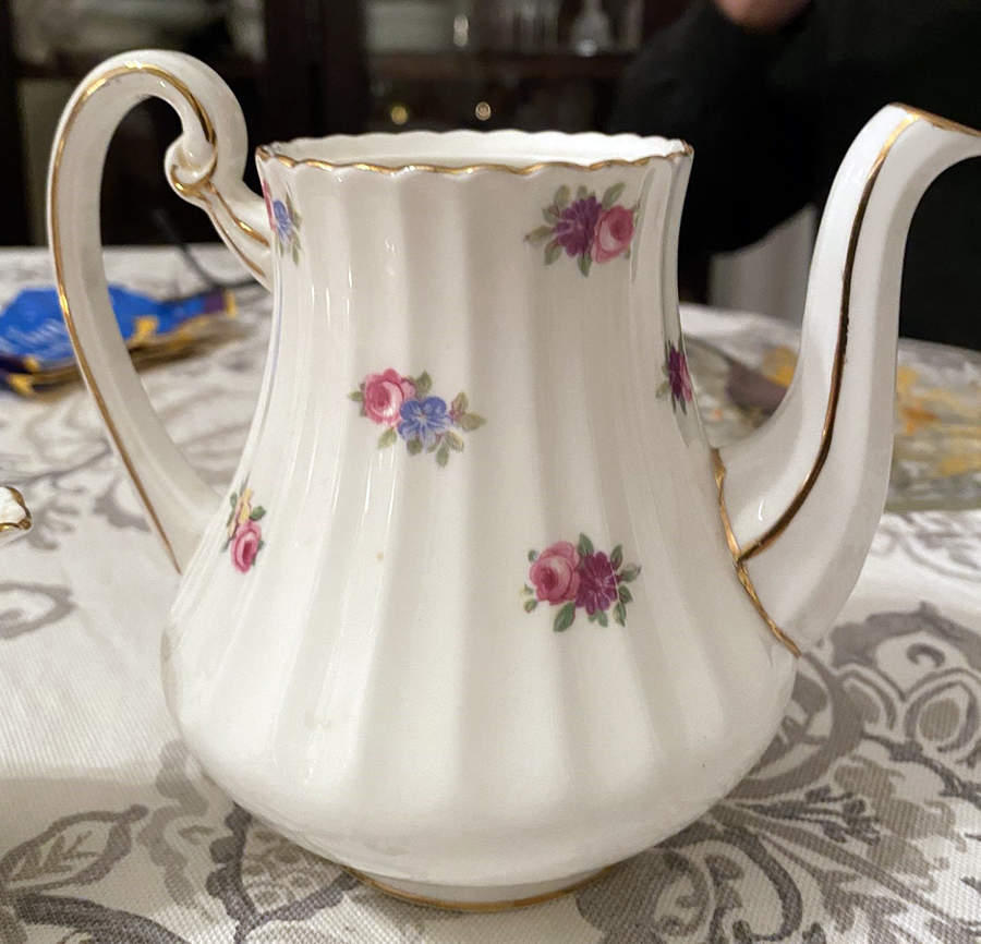 Dainty Rose Coffee Pot No Lid by Paragon-1